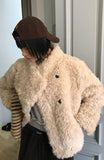 DIAGONAL BUTTON FUR JACKET