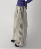 CURVED TRACK NYLON PANTS