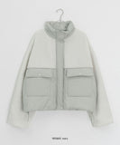 Canyl High-Neck Wool Padded Jumper