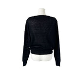 Norma Hairy Alpaca V-Neck Knit
