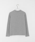 [BASIC_BAON] Cotton Basic Half Polar Long Sleeve Tee_A07