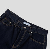 Carry Of Back Lettering Denim Pants