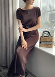 Mier Pleated T-Blouse