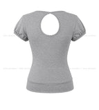 Lizzie Lace Wrap Puff Short Sleeve