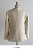 Gerard Pearl Boucle Wool Quilting Half Jacket