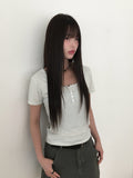 [Belt SET] Adam Cotton Mini Skirt Pants