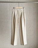 Luaka Pin Tuck Wide Slacks