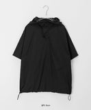 [unisex] Rotoka Nylon String Short Sleeve Hood Anorak