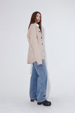 half two-tone denim