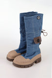 Rant double denim boots