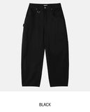 Wellow D-ring cotton balloon pants