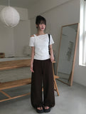 Noka Summer Summer Cotton Wide Pants