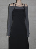 Batz cut-off off-shoulder top
