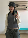 COMFY KNIT HOOD ZIP-UP