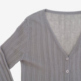 Roiti See-Through Two-Way Cardigan