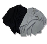Unisex Overfit Round Handwarmer Ribbed Knit