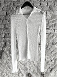 Lippy Collar Knit Cardigan