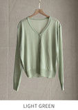 Its V-neck Summer Knit Cardigan