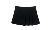 [Skirt Pants] Mendy Button Pleats Mini Skirt