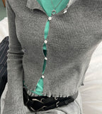MIGNON BUTTON CARDIGAN