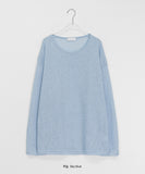 [unisex] Wild Color Linen Over Long Sleeve Tee
