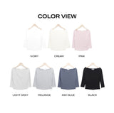 Newren Boat Neck Three Quarter T-Shirt