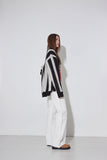 milky tassel cotton pants