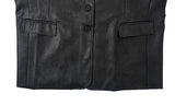 Avil Leather Overfit Blazer Jacket