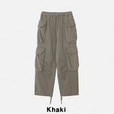 Top Washed Big Pocket Cargo Sweatpants