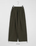 Madaki Two Pin Tuck Banding String Wide Pants
