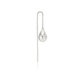 Champagne Moon Dew Drop Silver Darling Earrings
