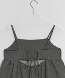 Mintel Summer Check Layered Sleeveless Blouse