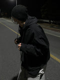 Stiek Nylon Over Pocket Cropped Military Jacket