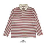 (Brushed) PEACH STRIPE KARA T