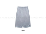 LILY SATIN MIDI SKIRT