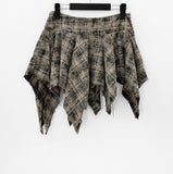 Letem Check Layered Skirt