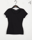 Mue Basic Line Short Sleeve T-shirt