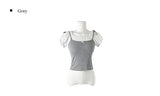 [Fake Layered] Sund Ribbon Sleeveless Layered Puff Short Sleeve T-Shirt