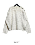 Cellen wool button knitwear