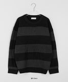 [unisex] Sunoi Stripe Over Knit