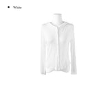 Kudo Button Hood See-Through Long Sleeve Cardigan