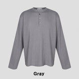 Kuro henry-neck long sleeves