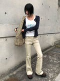 MIX BUTTON CARDIGAN