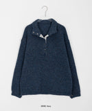 Lodge Half Open Bokashi Wool Knit