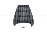 OVERLAP CHECK SKIRT