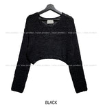 Drom Summer Lip Neck Cropped Knitwear
