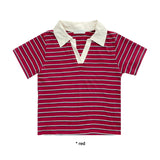 PK STRIPE HALF T