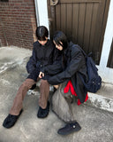 GREEK HIGH NECK TRENCH COAT