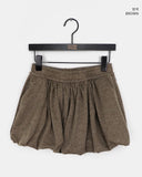 Lian Pumpkin Balloon Short Skirt