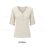 Taysi Roll-up Three Quarter T-shirt